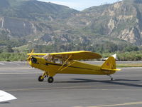 N4C @ SZP - 1947 Piper J3C-65 CUB, Continental A&C65 65 Hp, taxi to 22 - by Doug Robertson