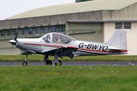 G-BWYO @ EGBP - Sequoia F.8L Falco [PFA 100-10920] Kemble~G 20/08/2006 - by Ray Barber