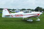 G-ONUN @ EGBK - at AeroExpo 2014 - by Chris Hall