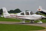 N203CD @ EGBK - at AeroExpo 2014 - by Chris Hall