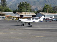 N74FX @ SZP - 2007 Larson LANCAIR LEGACY, Continental IO-550 310 Hp speedster, retractable gear, landing roll Rwy 22 - by Doug Robertson
