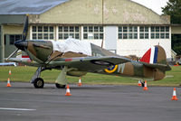 G-HUPW @ EGBP - Hawker Hurricane I [41H/G5/92301] Kemble~G 18/08/2006 - by Ray Barber