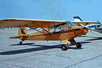 D-EMVY @ EG18 - Piper L-18C Super Cub 95 [18-2048] RAF Bassingbourn~G 28/05/1978. From a slide. - by Ray Barber