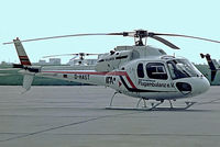 D-HAST @ EDDV - D-HAST   Aerospatiale AS.355F1 Ecureuil II [5027] (Heliavia) Hannover~D 21/05/1982. From a slide. - by Ray Barber