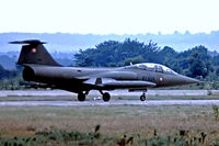 RT-654 @ EGVI - Lockheed CF-104D Starfighter [583A-5324] (Royal Danish Airforce) RAF Greenham Common~G 07/07/1974. Taken from a slide.