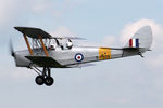 G-ANON @ EGBR - De Havilland DH-82A Tiger Moth II at The Real Aeroplane Club's Biplane and Open Cockpit Fly-In, Breighton Airfield UK, June 1st 2014. - by Malcolm Clarke