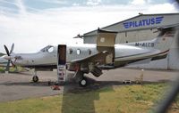 M-ALCB @ EGHH - At Pilatus - by John Coates