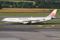 B-18805 @ LOWW - China Airlines A340 - by Thomas Ranner
