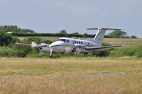 G-BYCP @ EGFH - Visiting Super King Air operated by London Executive Aviation departing Runway 22. Previously registered F-GDCS. - by Roger Winser