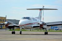 G-OMSV @ LOWG - King Air C90 at LOWG - by Paul H