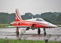 J-3081 @ EGVA - Wet arrival - by John Coates