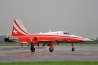 J-3082 @ EGVA - Wet arrival - by John Coates