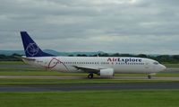 OM-AEX @ EGCC - Taxiing to R05L at Manchester International Airport.
Operating for Ryanair - by Rod Whitaker