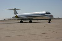 UNKNOWN @ ROW - Taken at Roswell International Air Centre Storage Facility, New Mexico in March 2011 whilst on an Aeroprint Aviation tour - an unknown AA DC-9 - by Steve Staunton