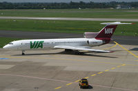 LZ-MIS @ EDDL - Tupolev 154 VIA - by Triple777