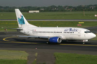 YL-BBD @ EDDL - Boeing 737-500 Air Baltic - by Triple777