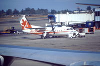 C-FABT @ SEA - Scanned from original slide - taken October 1990 from departing NorthWest flight to MSP - by Neil Henry