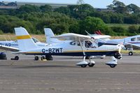 G-BZWT @ EGFH - Visiting Echo. - by Roger Winser