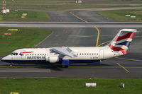 G-BZAU @ EDDL - BAe146 British Airways - by Triple777