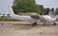 G-BPCA @ EGHH - Strip wash before repaint - by John Coates