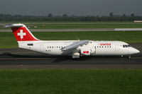 HB-IXS @ EDDL - BAe146 Swiss