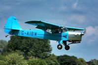 G-AIBW @ EGBR - Landing after practice routine
