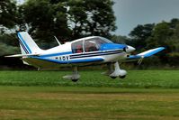 G-BAPX @ EGBR - arrival