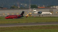 G-LCDH @ LOWG - Lewis Hamilton Canadair CL-600-2B16 Challenger 605