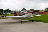 N28VF @ KIOW - On display for the air show - by Glenn E. Chatfield