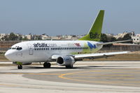 YL-BBN @ LMML - B737-500 YL-BBN Air Baltic - by Raymond Zammit