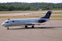 F-GNLG @ ESSA - Fokker F-100 [11363] (Blue Line) Stockholm-Arlanda~SE 06/06/2008 - by Ray Barber