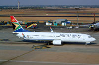 ZS-SJF @ FAJS - ZS-SJF   Boeing 737-85F [30006] (South African Airways) Johannesburg Int~ZS 08/10/2003