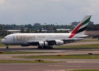 A6-EEW @ AMS - Landing on Schiphol Airport for his first flight and taxi to the gate - by Willem Göebel