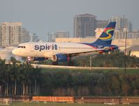 N502NK @ FLL - Spirit A319 - by Florida Metal