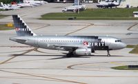 N523NK @ FLL - Spirit A319 - by Florida Metal
