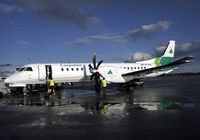YR-SBA @ ESSA - Parked at terminal 3. Flying for Skyways. - by Anders Nilsson