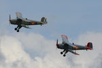 G-CDJU @ EGCW - at the Bob Jones Memorial Airshow, Welshpool - by Chris Hall