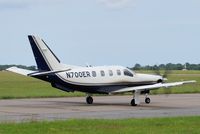 N700ER @ EGSH - Nice Visitor. - by keithnewsome