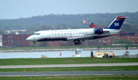 N442AW @ KDCA - Landing National Airport - by Ronald Barker