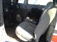 N736KS @ KADS - Interior - Nice Grey Leather - by Brad Benson