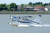 C-FPMA @ YVR - Take off from the Fraser River