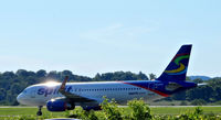N624NK @ LBE - Taxiing after landing @ LBE - by Arthur Tanyel