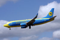 UR-GBD @ ARN - On short final for runway 19L.