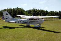 D-EAYY @ ESSE - Diesel-powered Cessna 172S taxying towards the runway at Skå-Edeby airfield, Sweden - by Henk van Capelle