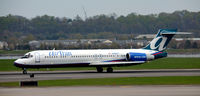 N996AT @ KDCA - Takeoff roll National Airport - by Ronald Barker