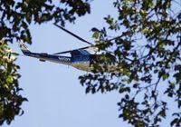 N412PP - This was taken in Washington, DC on July 4, 2014. Those are police gunners on the helicopter which was circling around and hovering over the Lincoln Memorial and reflecting pool. This is a US Park Police helicopter assigned to the DC area. - by Wendy Maxwell
