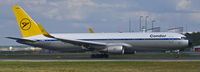 D-ABUM @ EDDF - Condor (80's retro livery), seen here departing on RWY 18 at Frankfurt Rhein/Main Int'l(EDDF) - by A. Gendorf