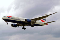 G-YMML @ EGLL - Boeing 777-236ER [30313] (British Airways) Heathrow~G 31/08/2006. On finals 27L. - by Ray Barber
