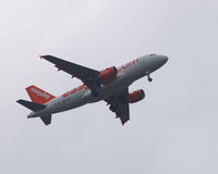 G-EZIZ - On eastern approach to London Gatwick - over Newchapel, Surrey, UK - by Neil Henry