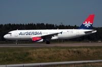 YU-APH @ ESSA - Lining up runway 01L. - by Anders Nilsson